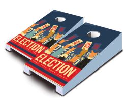 "Election Graphics" Tabletop Cornhole Set